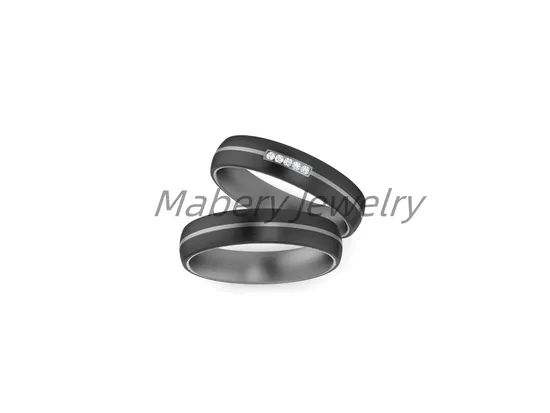 Bague en acier inoxydable personnalisable et durable, anti