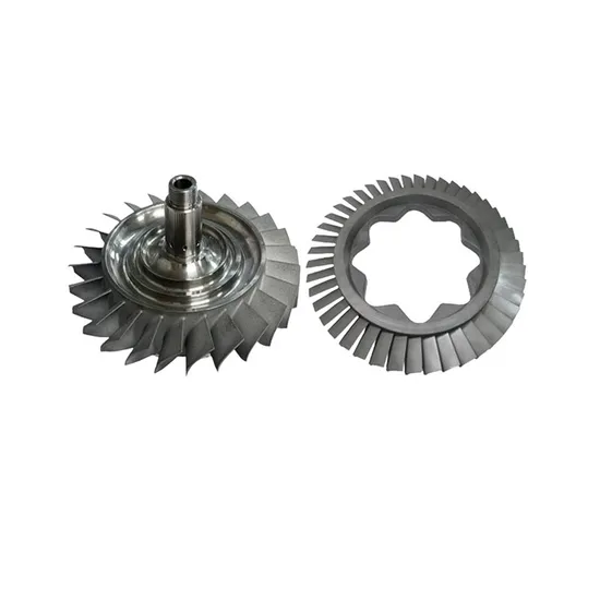 713 718 Alliage haute température Alliage de titane Sol de silice Coulée sous vide de métal Roue de turbine à gaz et à vapeur Disque de turbine Disque