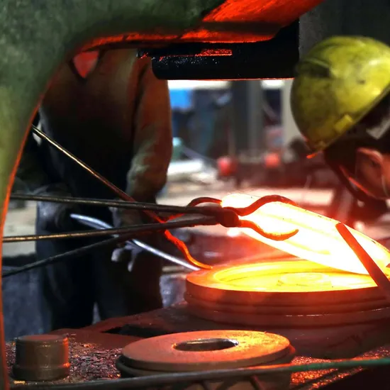 Bague en acier inoxydable forgée en titane de haute qualité, directement d'usine, peinture à revêtement froid, pièce forgée, service