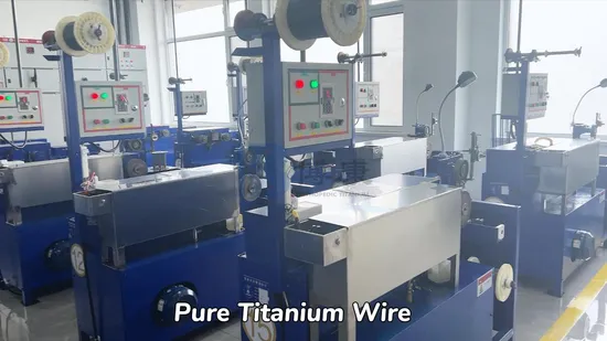 Medical Implant Grade Gr1 Gr2 Titanium Wire for Suture Material 